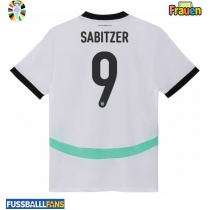 Österreich Marcel Sabitzer #9 Auswärtstrikot Frauen EM 2024 Kurzarm